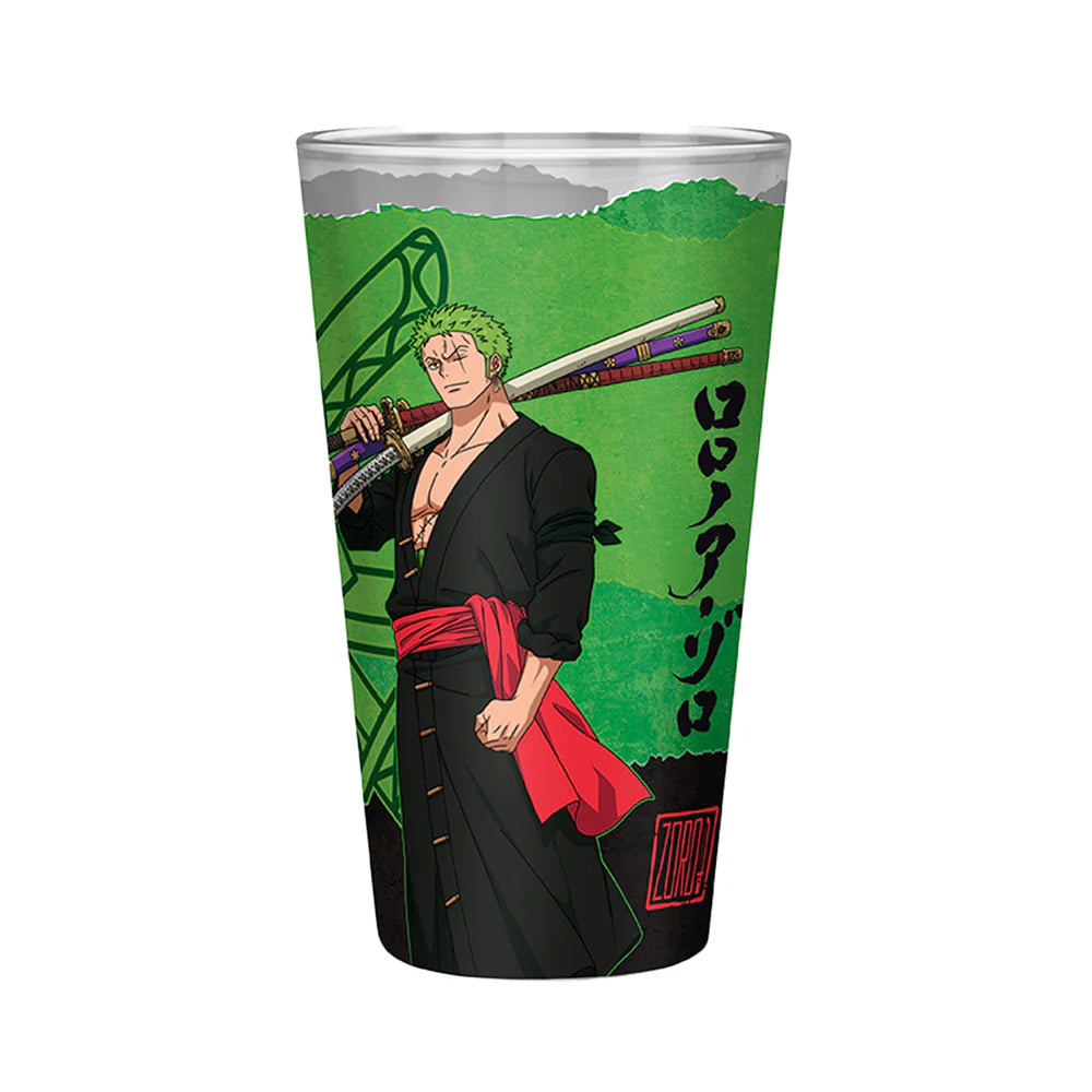 One Piece Zoro 400ml Glass