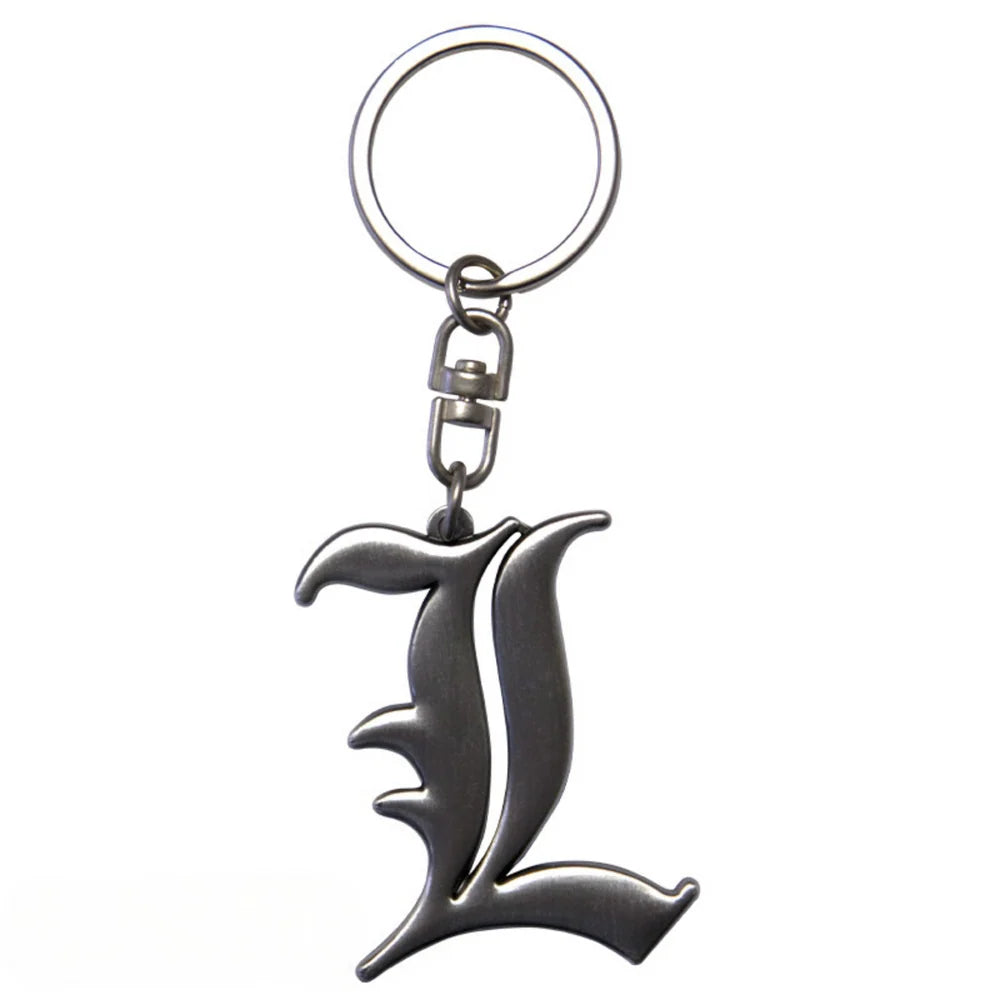 Death Note L Symbol 3D Premium Keychain