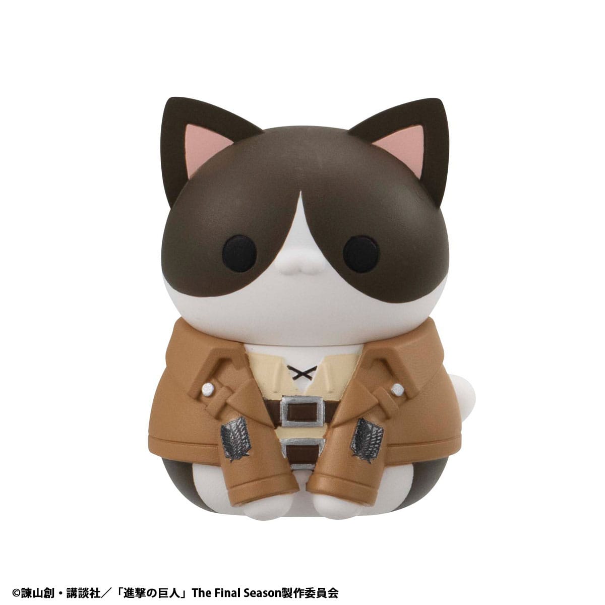 Attack on Titan Mega Cat Project Attack on Tinyan Trading Figures Gathering Scout Regiment danyan! 3 cm