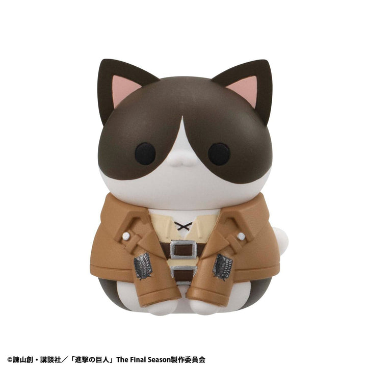 Attack on Titan Mega Cat Project Attack on Tinyan Trading Figures Gathering Scout Regiment danyan! 3 cm