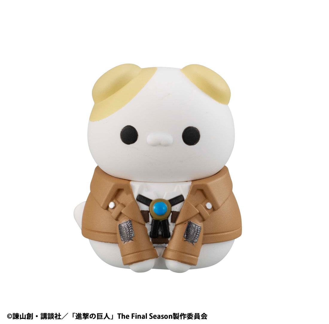 Attack on Titan Mega Cat Project Attack on Tinyan Trading Figures Gathering Scout Regiment danyan! 3 cm