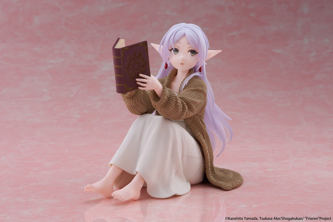 Frieren: Beyond Journey's End PVC Statue Desktop Cute Figure Frieren Roomwear Ver. 13 cm