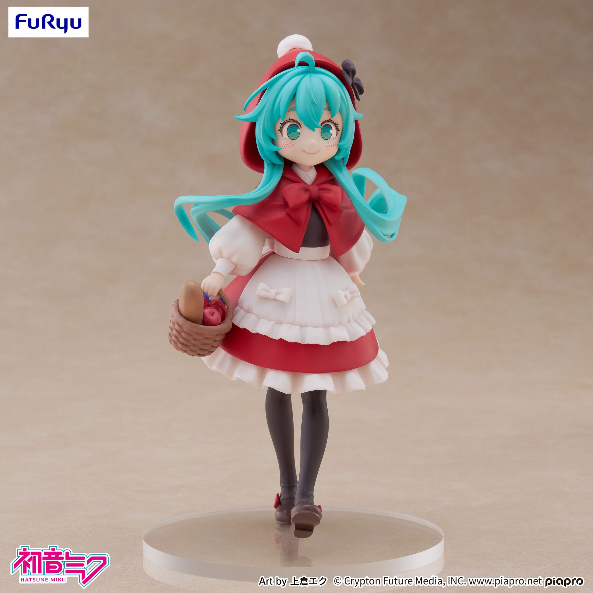 Hatsune Miku Desktop Fairy PVC Statue Hatsune Miku Little red riding hood Ver. 16 cm