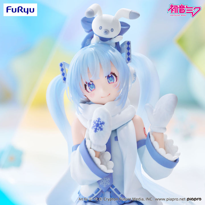 Hatsune Miku Noodle Stopper PVC Statue Snow Miku Sky Town 10th Ver. 10 cm