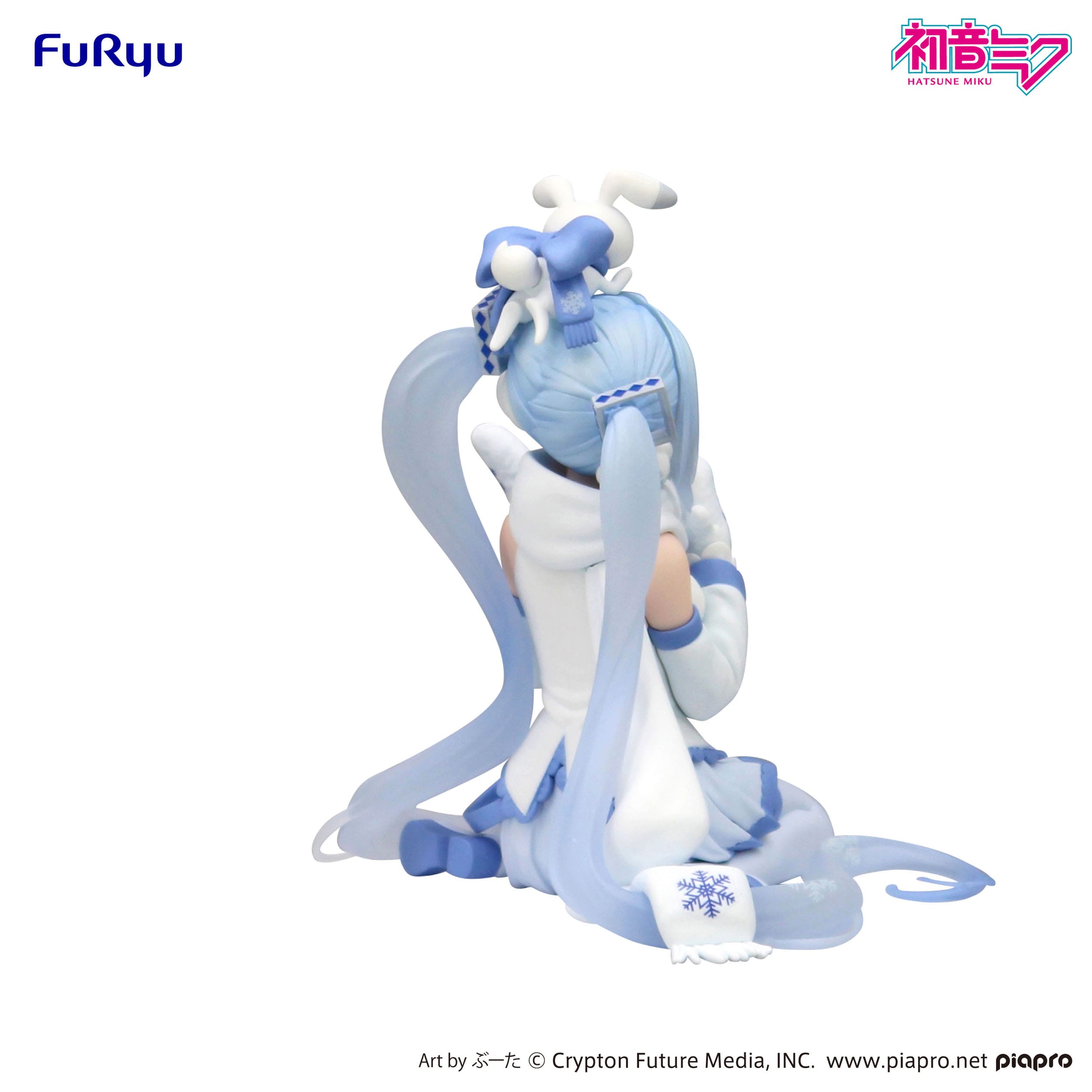 Hatsune Miku Noodle Stopper PVC Statue Snow Miku Sky Town 10th Ver. 10 cm