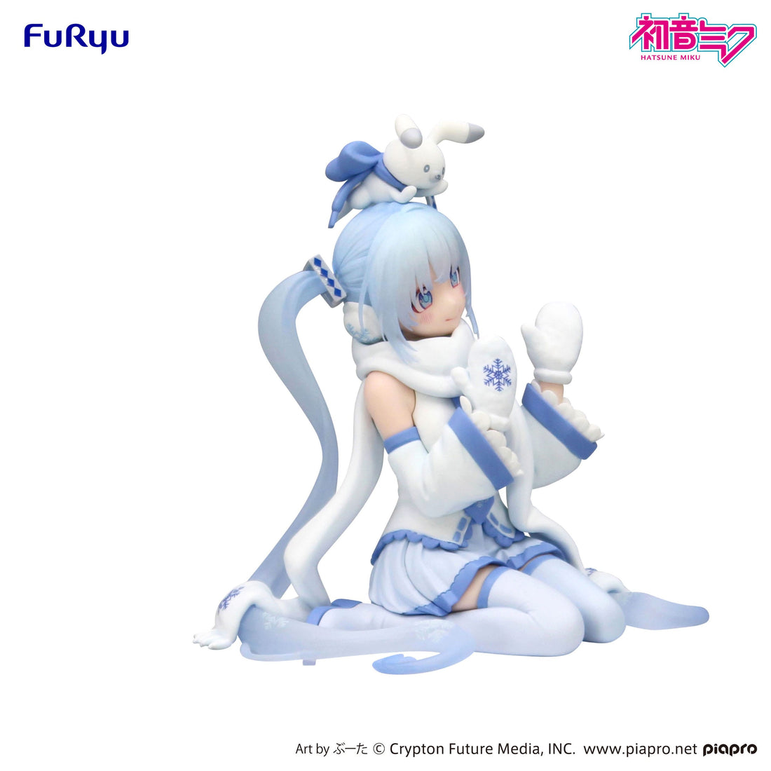 Hatsune Miku Noodle Stopper PVC Statue Snow Miku Sky Town 10th Ver. 10 cm