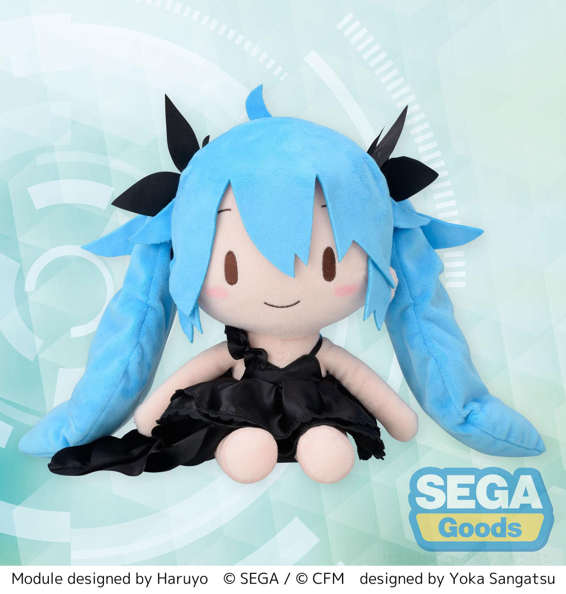 Hatsune Miku Project Diva Arcade Future Tone Fuwa Petit Plush Figure Hatsune Miku Deep Sea Girl L 30 cm