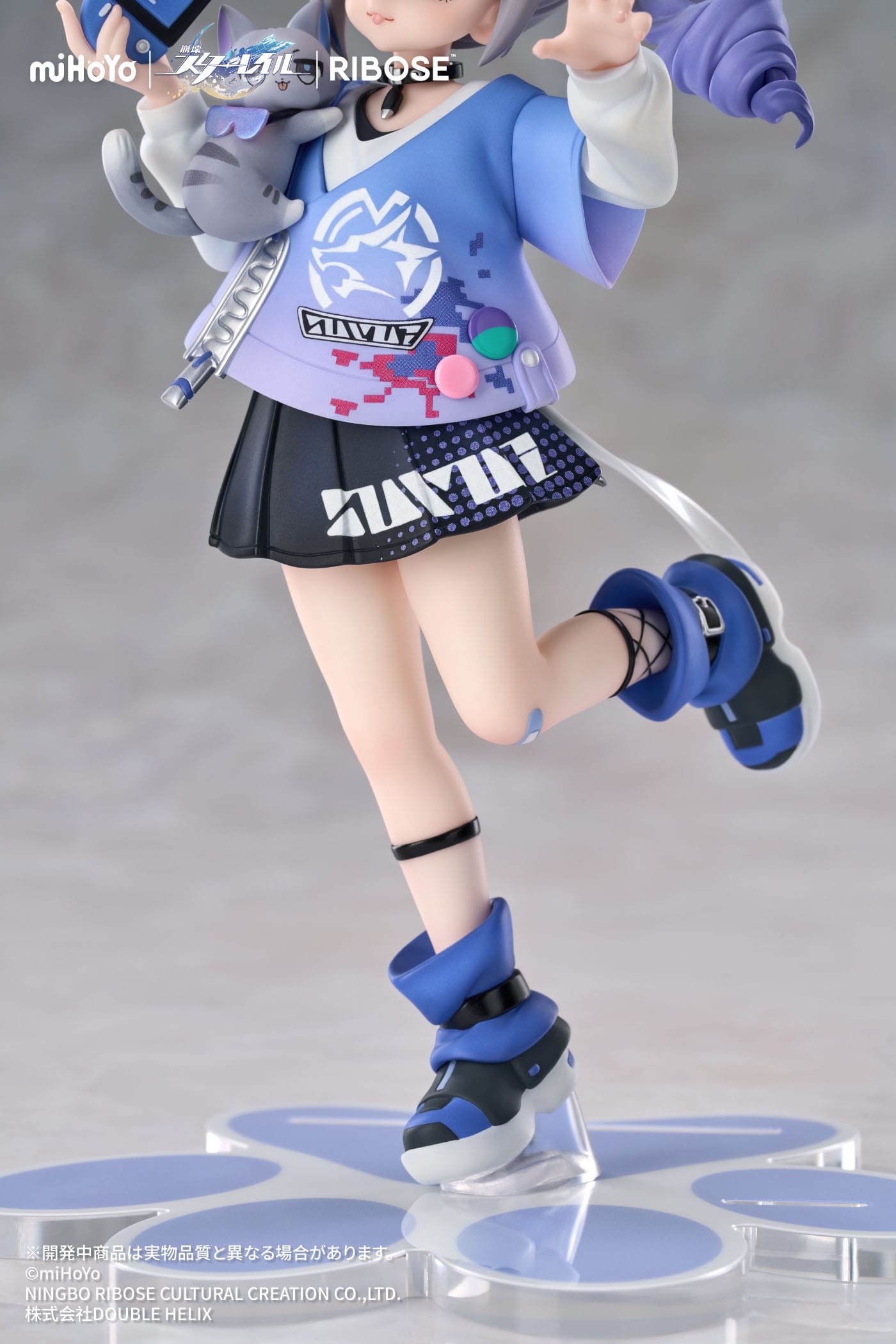 Honkai: Star Rail Rise Up Little Cat Series PVC Statue Silver Wolf Ver. 19 cm