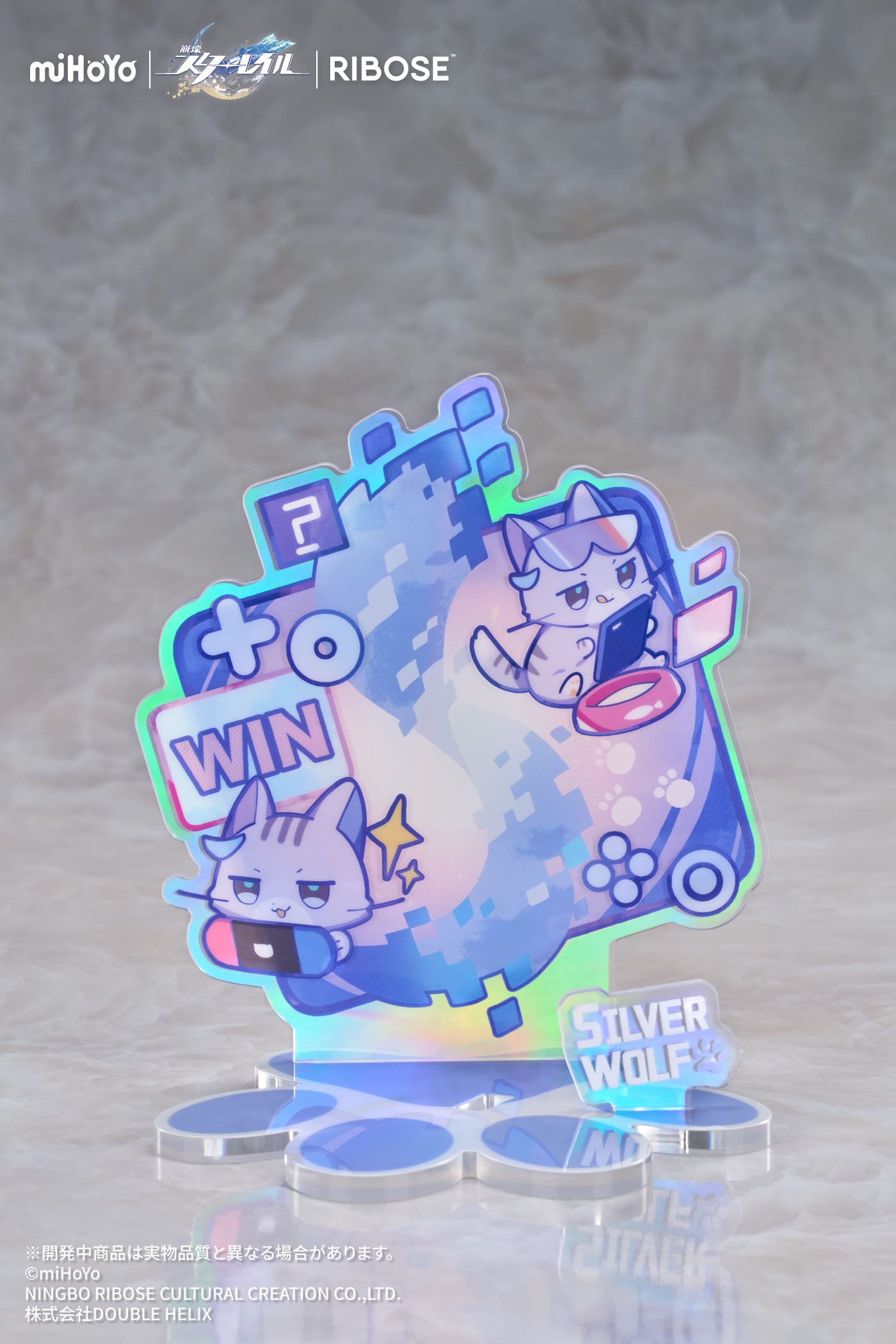 Honkai: Star Rail Rise Up Little Cat Series PVC Statue Silver Wolf Ver. 19 cm