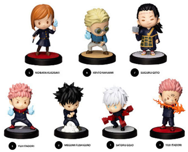 Jujutsu Kaisen Hero Box Cursed Series Mini Figures 8 cm