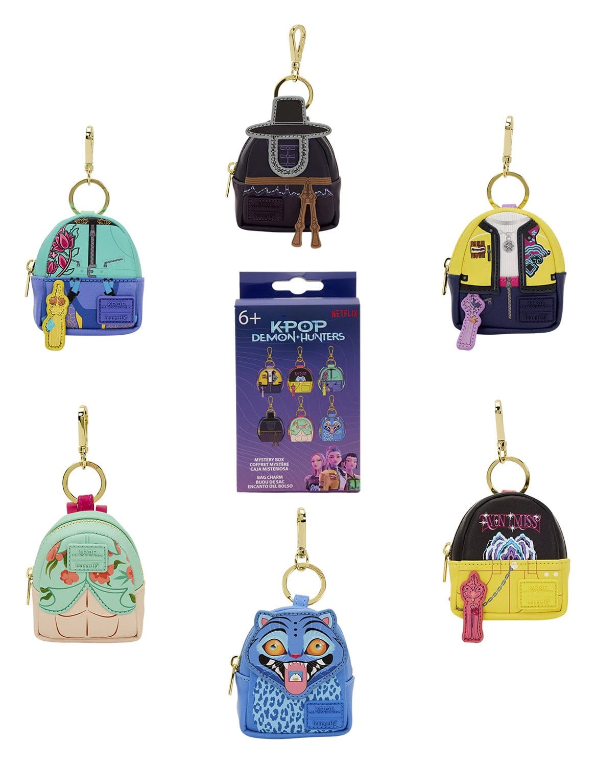 KPop Demon Hunters by Loungefly Bag Charm Mystery Box