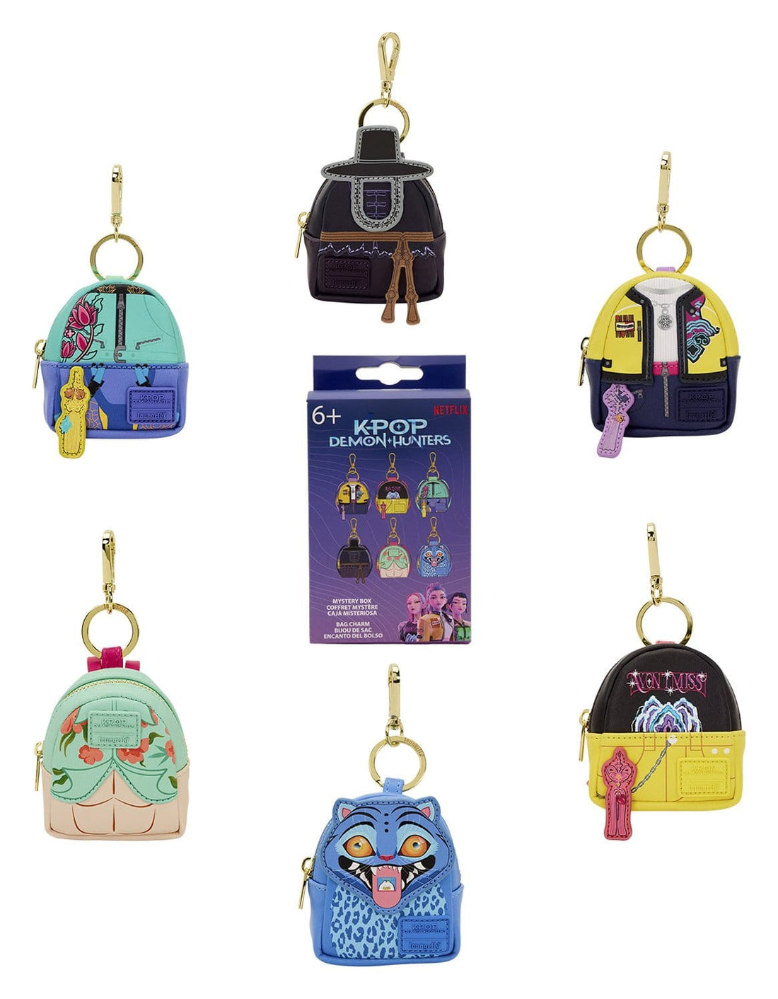 KPop Demon Hunters by Loungefly Bag Charm Mystery Box