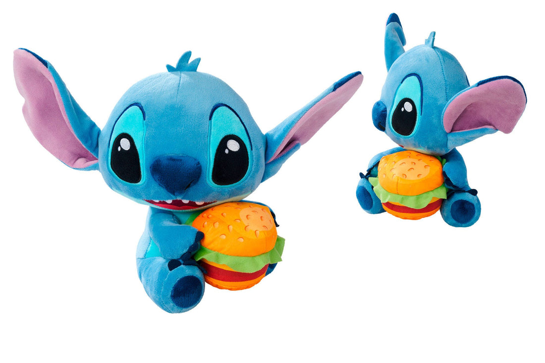 Lilo & Stitch Plush Figure Stitch with Burger 25 cm