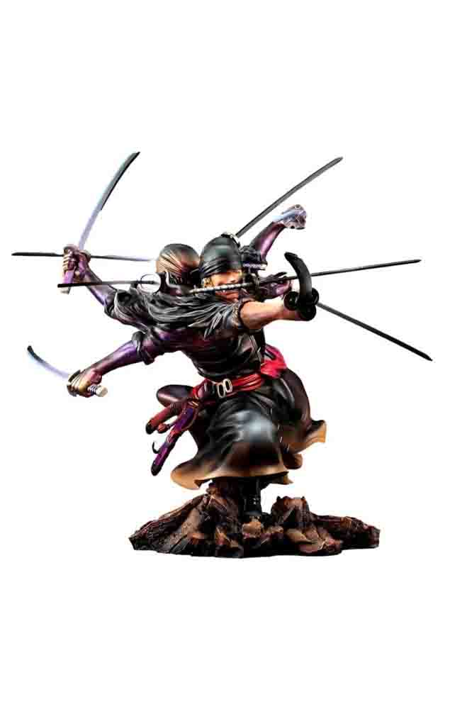 One Piece Excellent Model P.O.P PVC Statue SA-Maximum Roronoa Zoro Ver. Demon Spirit Kyuutouryuu Asura 17 cm