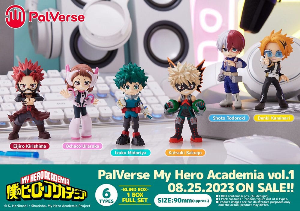 My Hero Academia PalVerse PVC Figures Vol. 1 9cm
