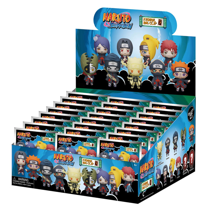 Naruto 3D Foam Bag Clips Series 7