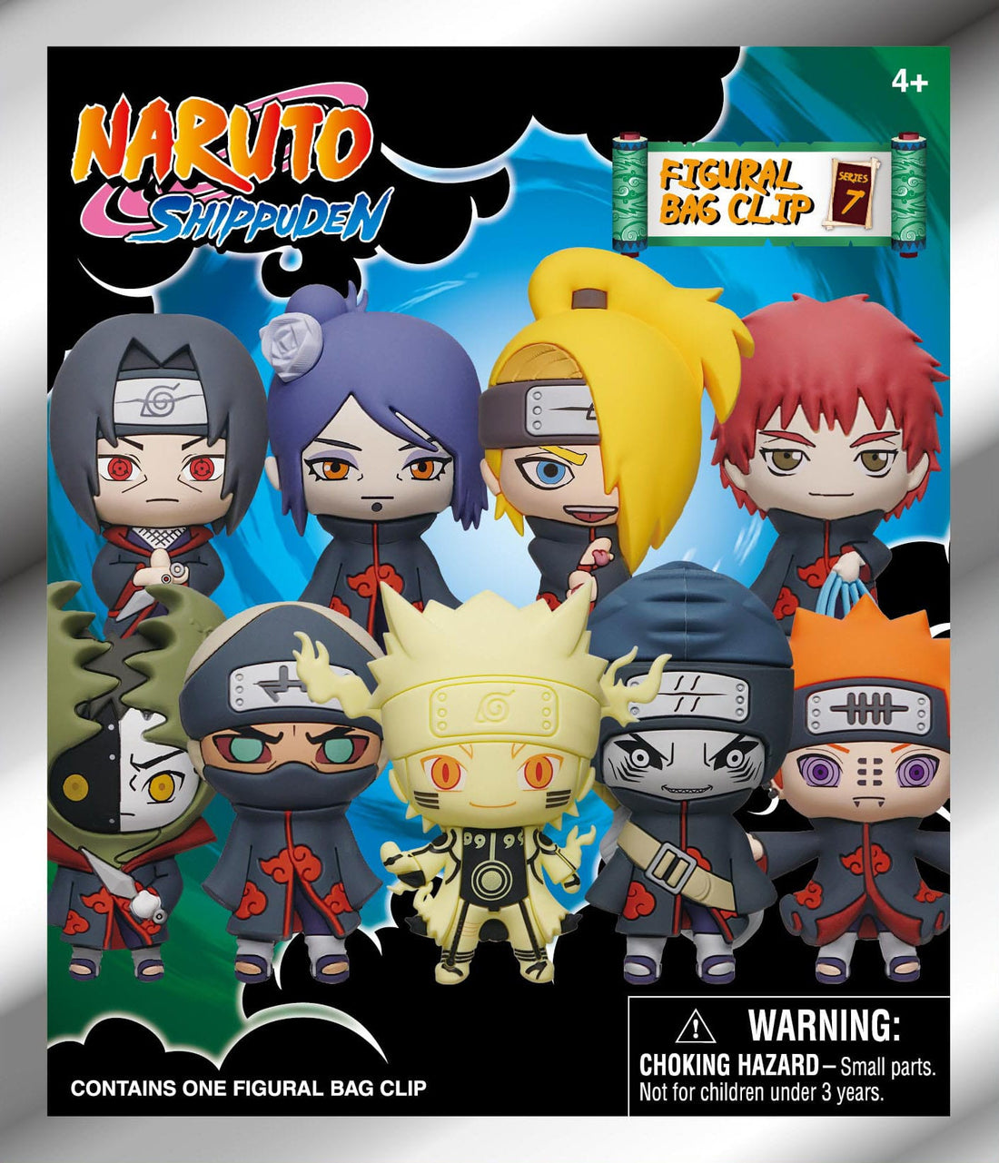 Naruto 3D Foam Bag Clips Series 7