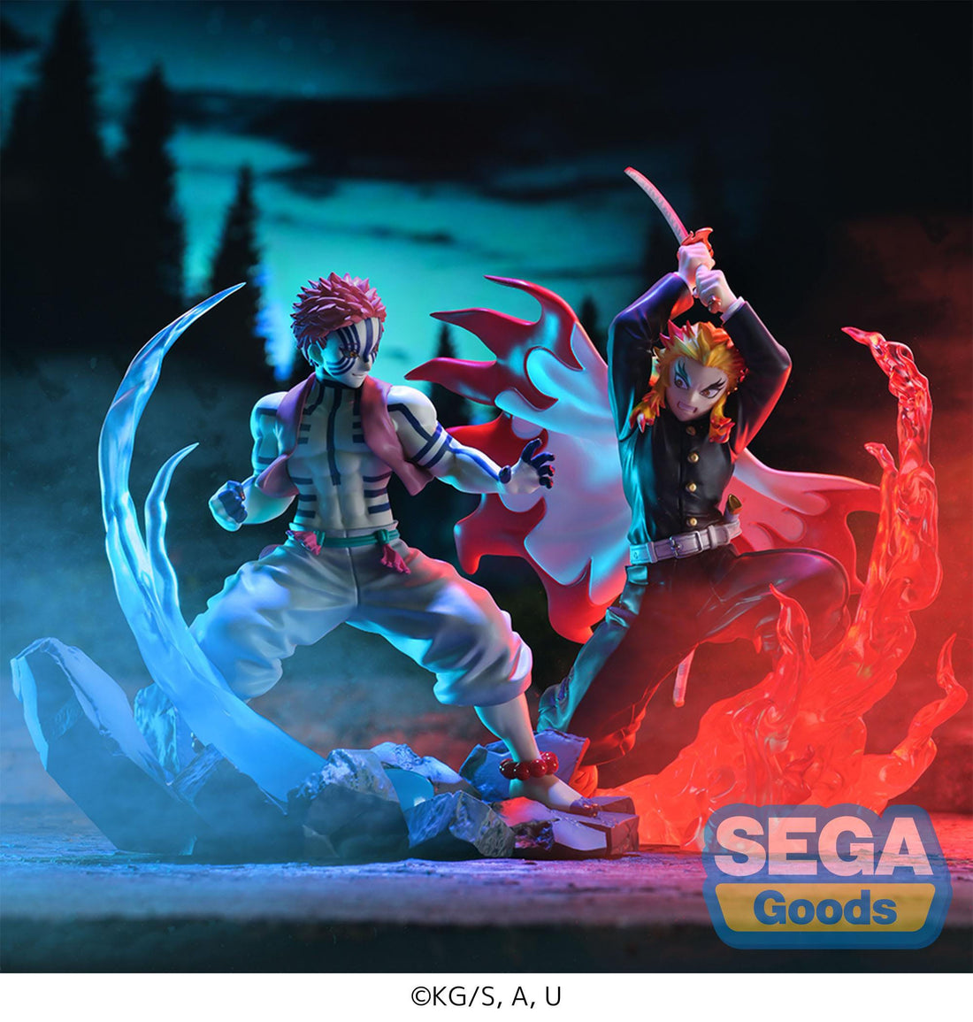Demon Slayer: Kimetsu no Yaiba Xross Link Anime PVC Statue Kyojuro Rengoku 15 cm