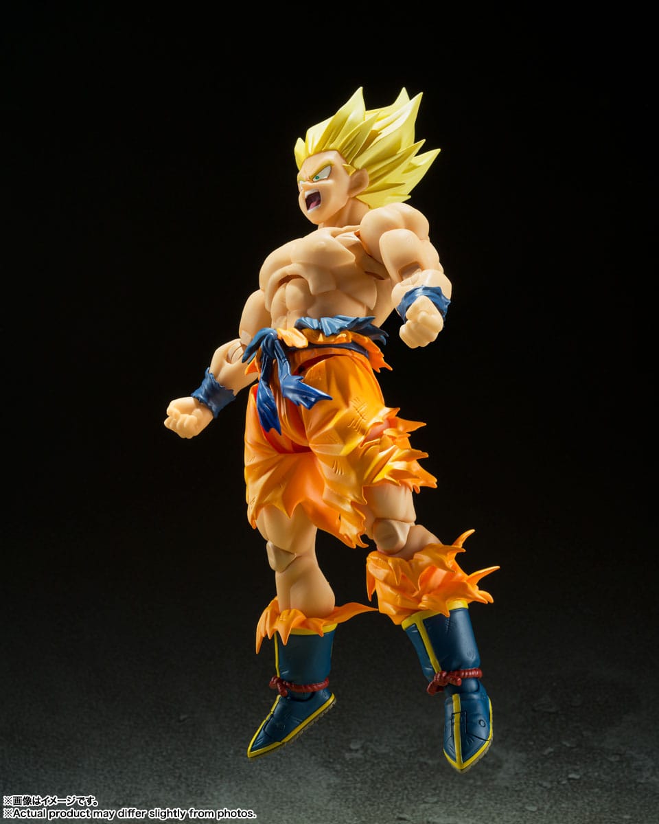 Dragon Ball Z S.H. Figuarts Action Figure Super Saiyan Son Goku - Legendary Super Saiyan - 14 cm