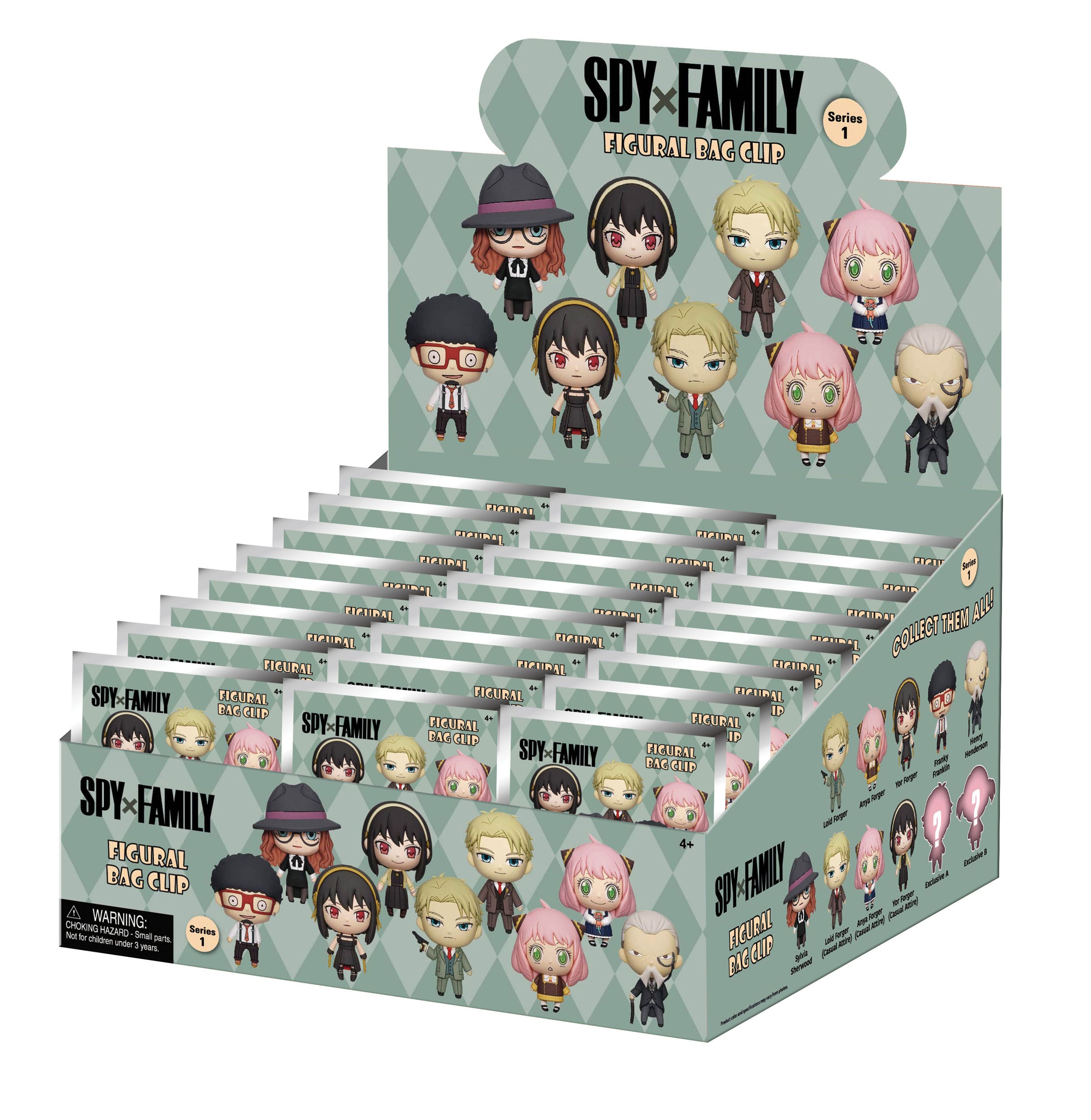 Spy x Family 3D Foam Bag Clips Series 1
