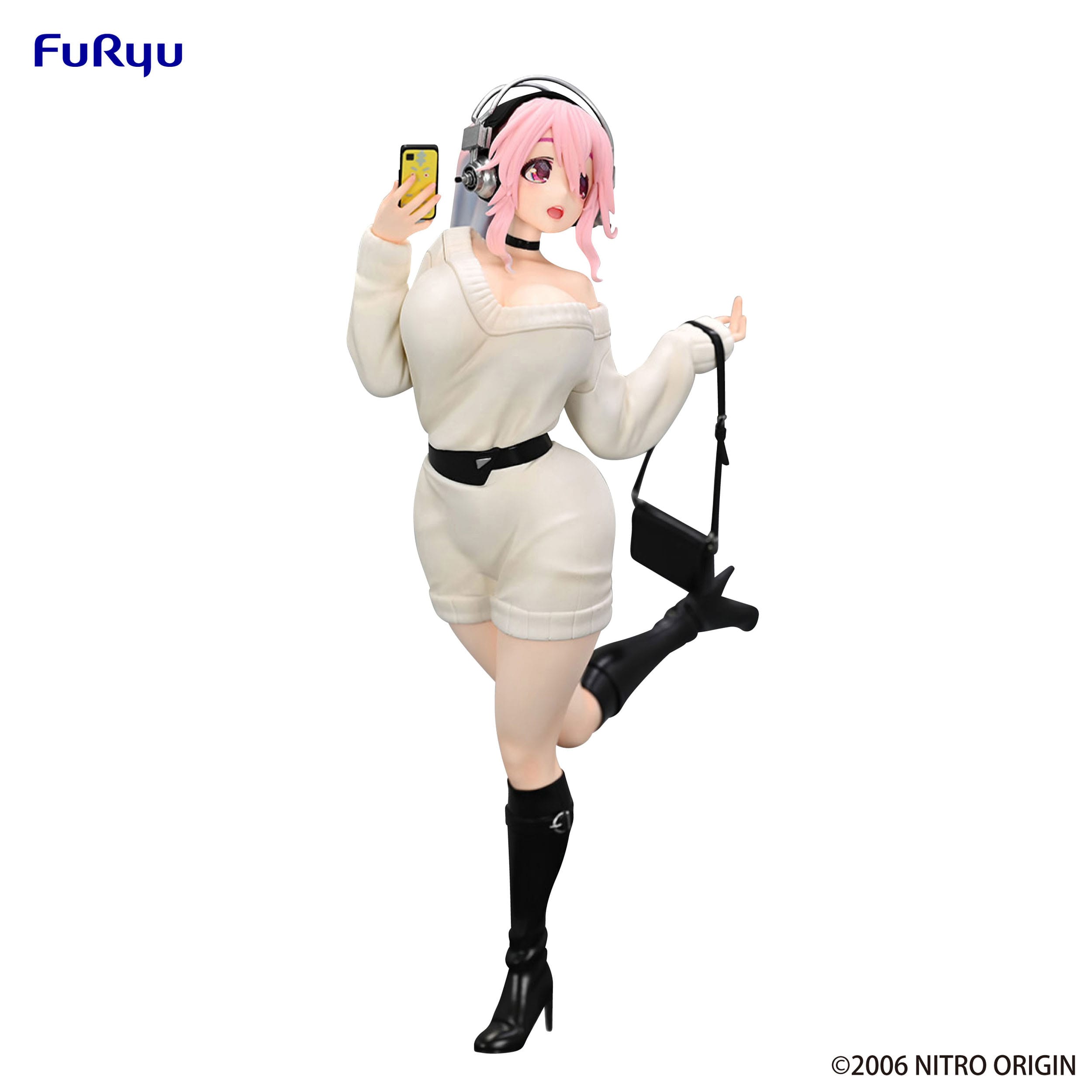 Super Sonico Trio-Try-iT PVC Statue Winter Memory Ver. 21 cm