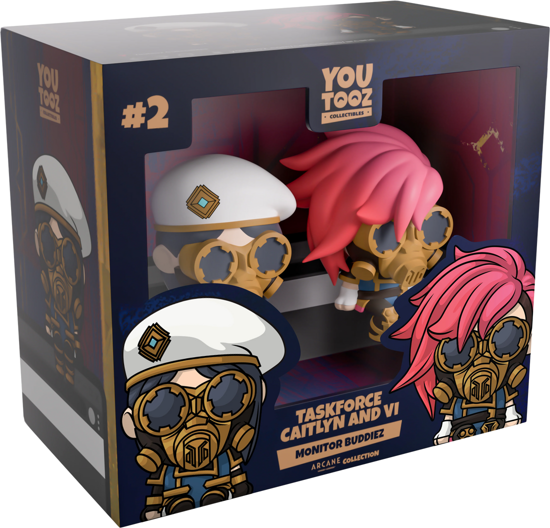 Youtooz - Arcane: Taskforce Caitlyn & Vi Monitor Buddiez