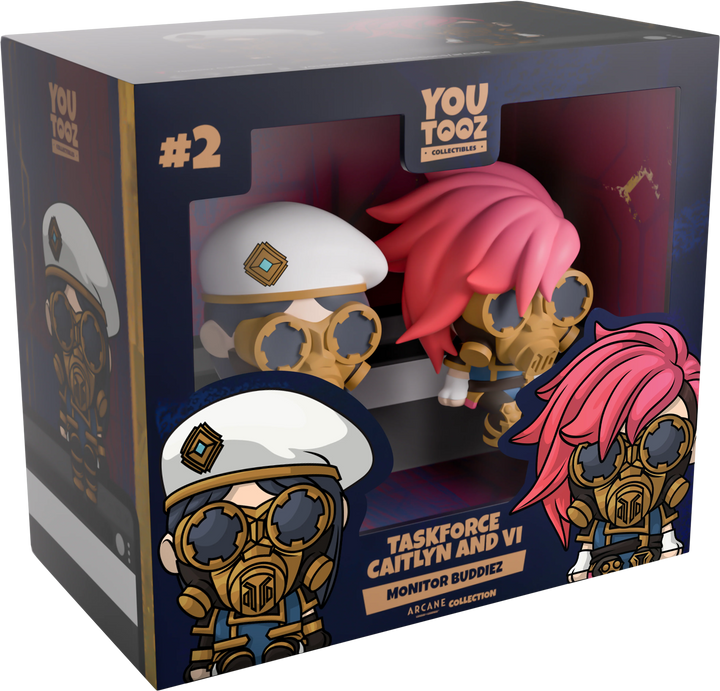 Youtooz - Arcane: Taskforce Caitlyn & Vi Monitor Buddiez