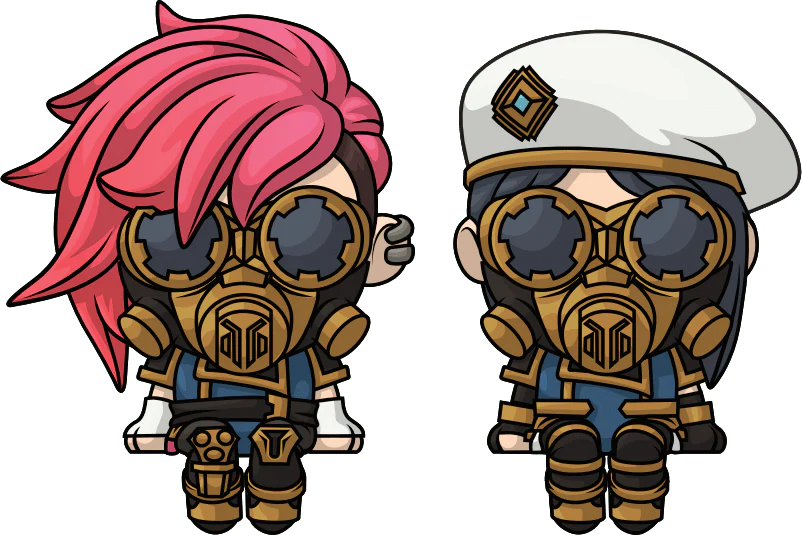 Youtooz - Arcane: Taskforce Caitlyn & Vi Monitor Buddiez