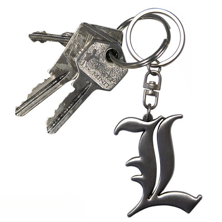 Death Note L Symbol 3D Premium Keychain