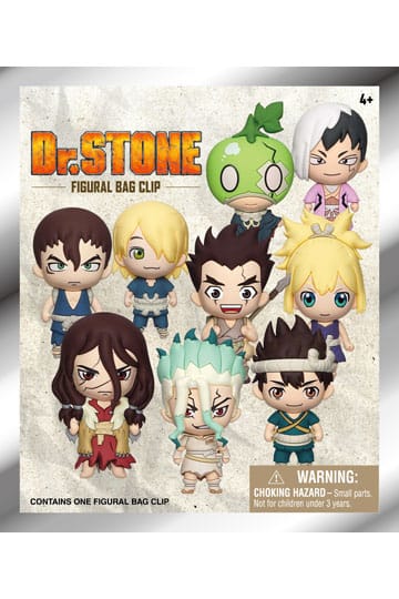 Dr. Stone 3D PVC Bag Clips Series 1