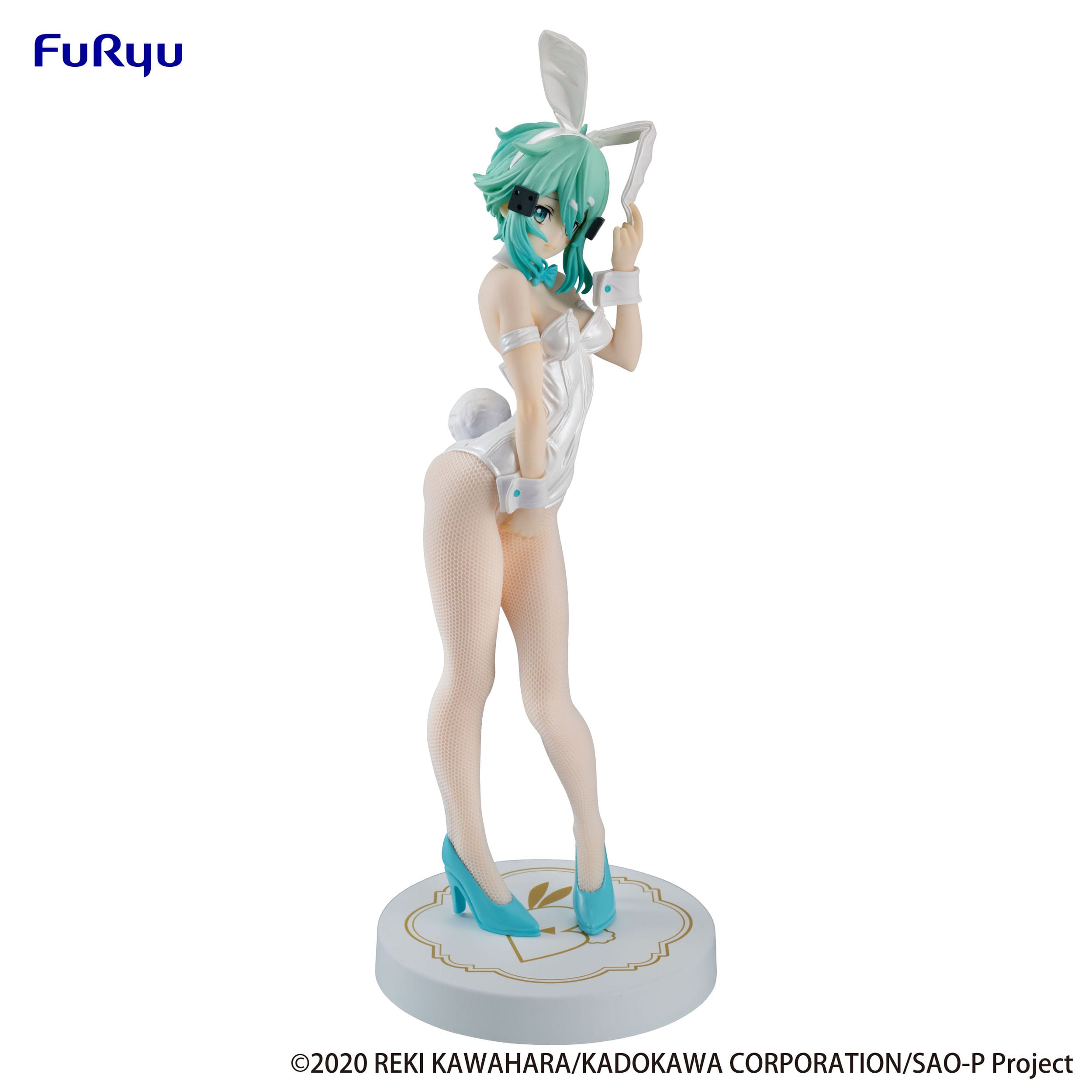 Sword Art Online BiCute Bunnies PVC Statue Sinon White Pearl Ver. 28 cm