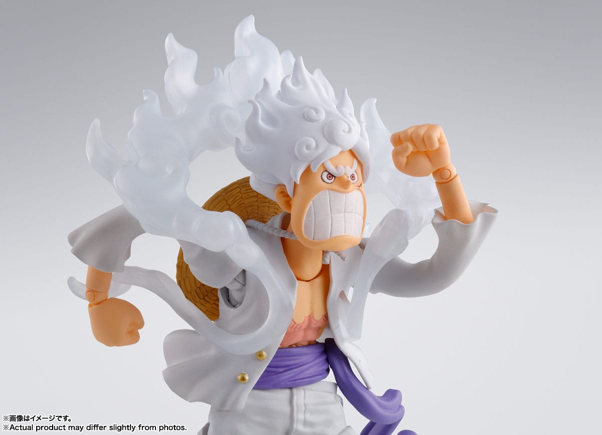 Luffy Gear 5 S.H.Figuarts Figure – One Piece 15cm | UK Anime