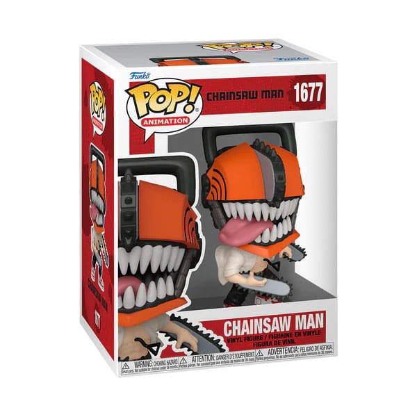 Chainsaw Man POP! Animation Vinyl Figures hainsaw Man w/CH(BD) 9 cm