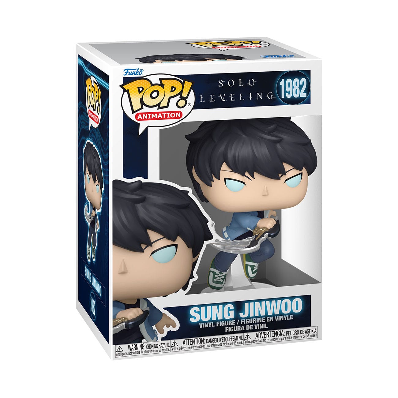 Solo Leveling POP! Animation Vinyl Figure Sung Jinwoo with Chase 9 cm