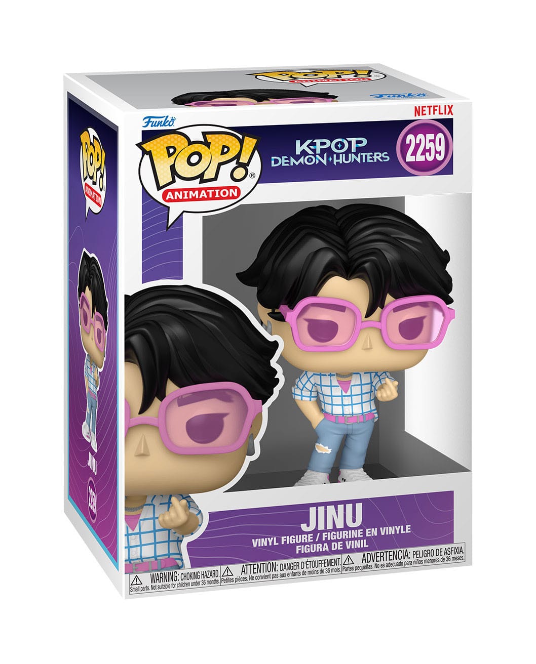 KPop Demon Hunters POP! Animation Vinyl Figures Jinu 9 cm