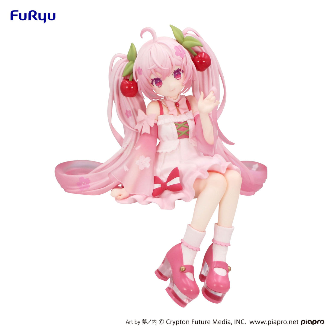 Hatsune Miku Noodle Stopper PVC Statue Sakura Miku 2025 14 cm
