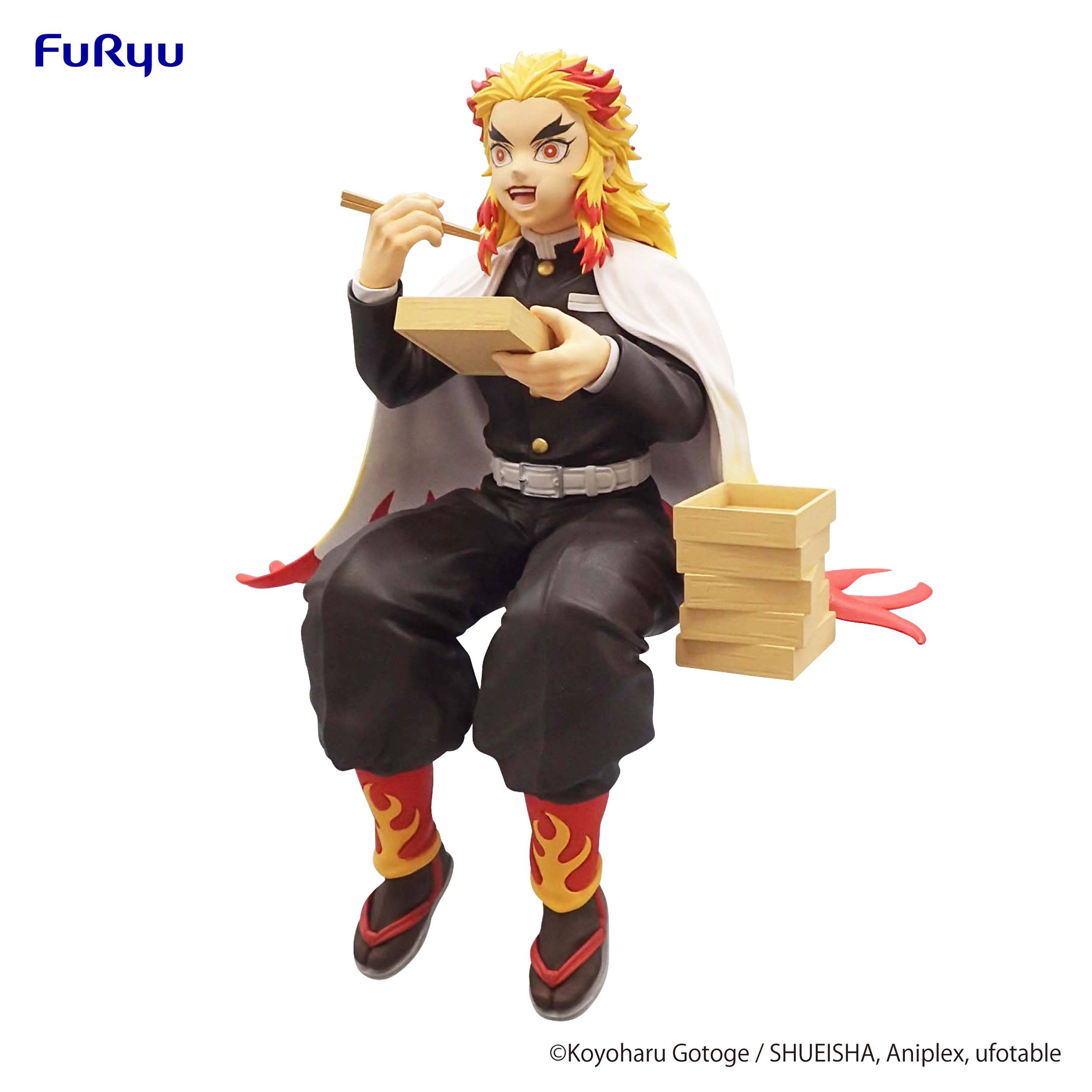 Demon Slayer: Kimetsu no Yaiba Noodle Stopper PVC Statue Rengoku Kyojuro 14 cm