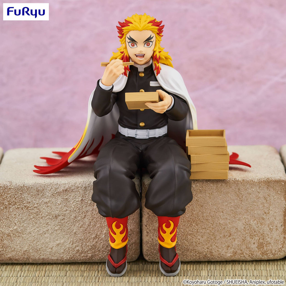 Demon Slayer: Kimetsu no Yaiba Noodle Stopper PVC Statue Rengoku Kyojuro 14 cm