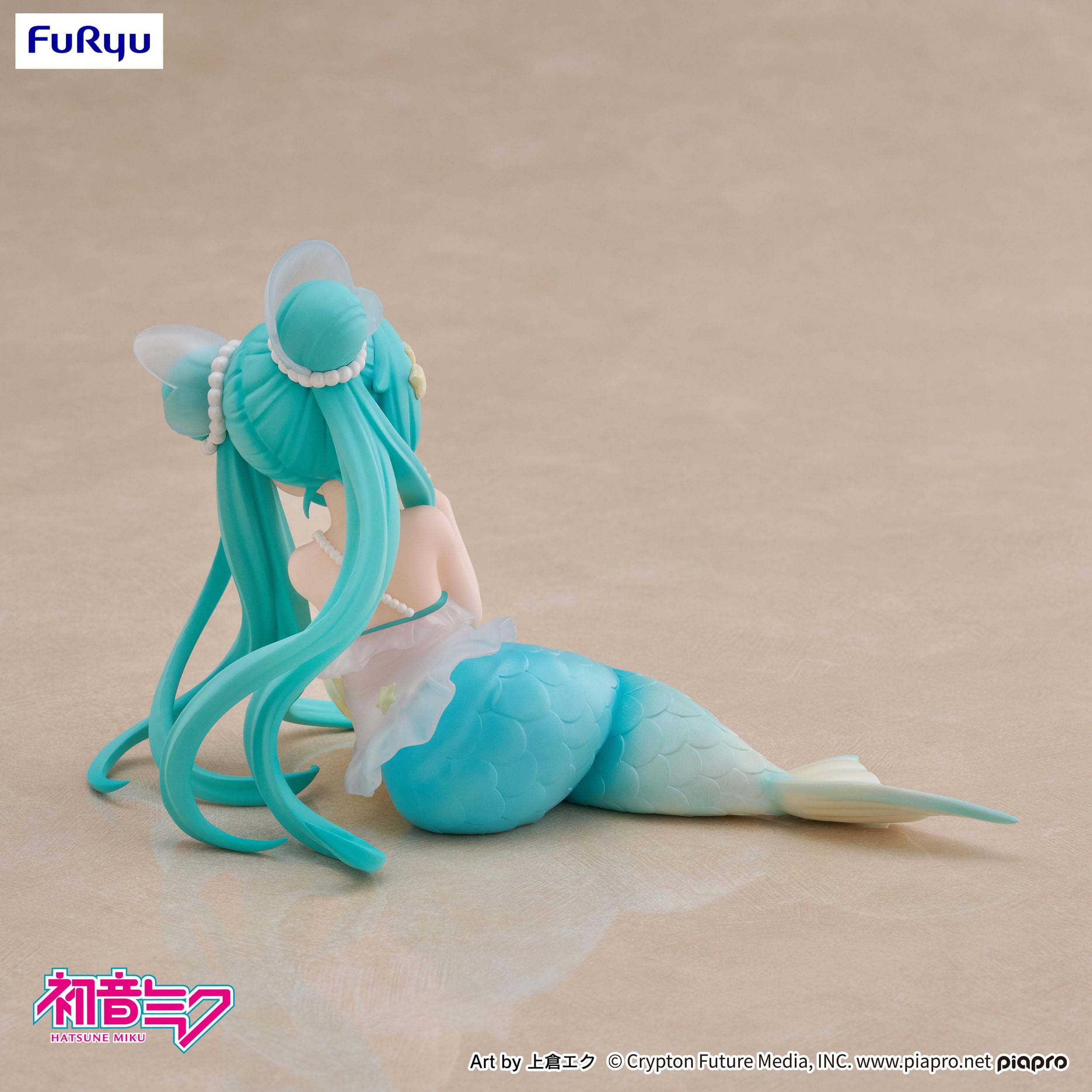 Hatsune Miku Desktop Fairy PVC Statue Hatsune Miku Mermaid princess Ver. 9 cm