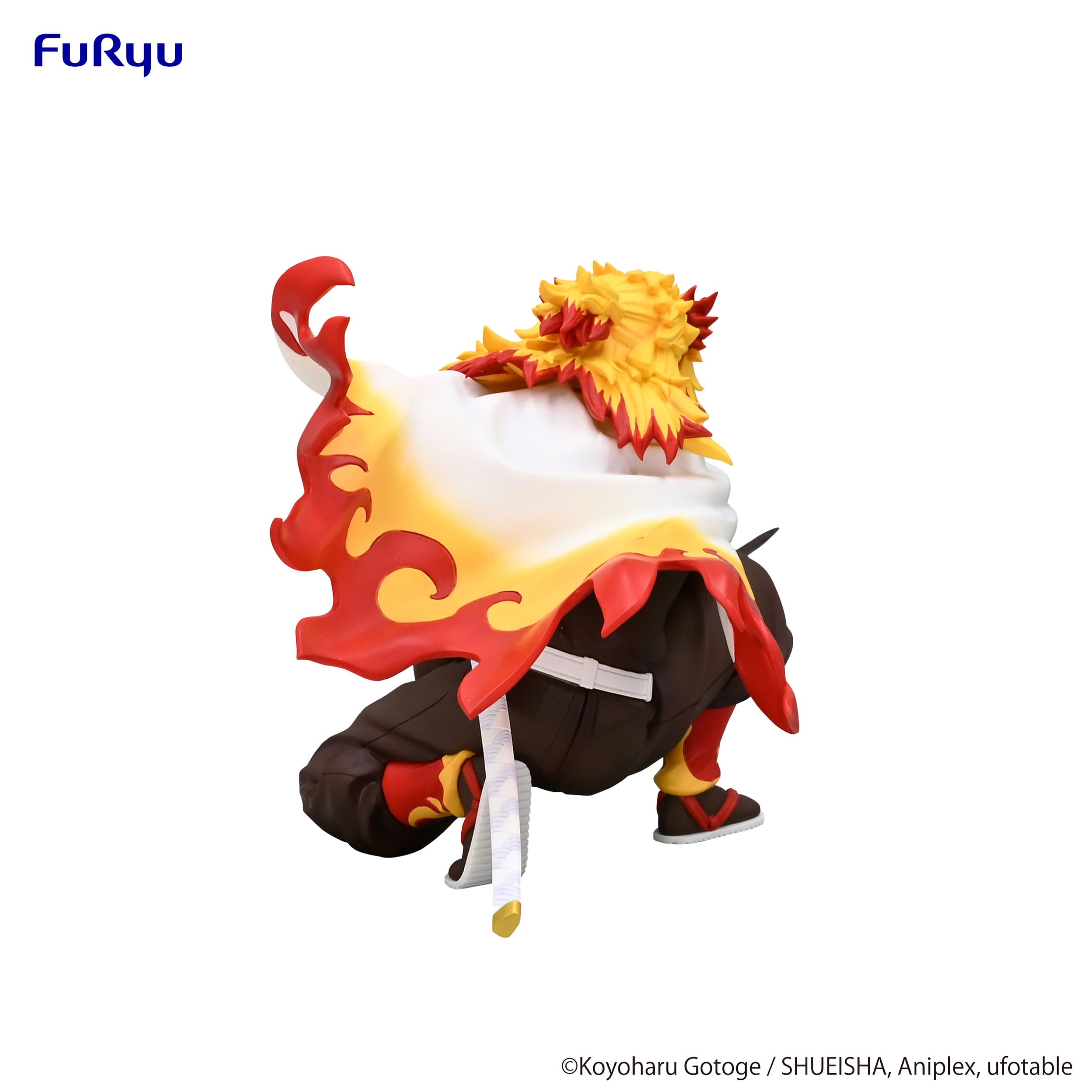 Demon Slayer: Kimetsu no Yaiba Noodle Stopper PVC Statue Rengoku Kyojuro Battle Ver. 10 cm