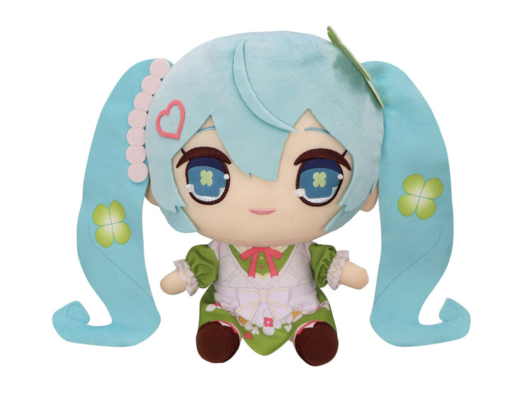 Hatsune Miku Kyurumaru Big Plush Figure Clover 26 cm