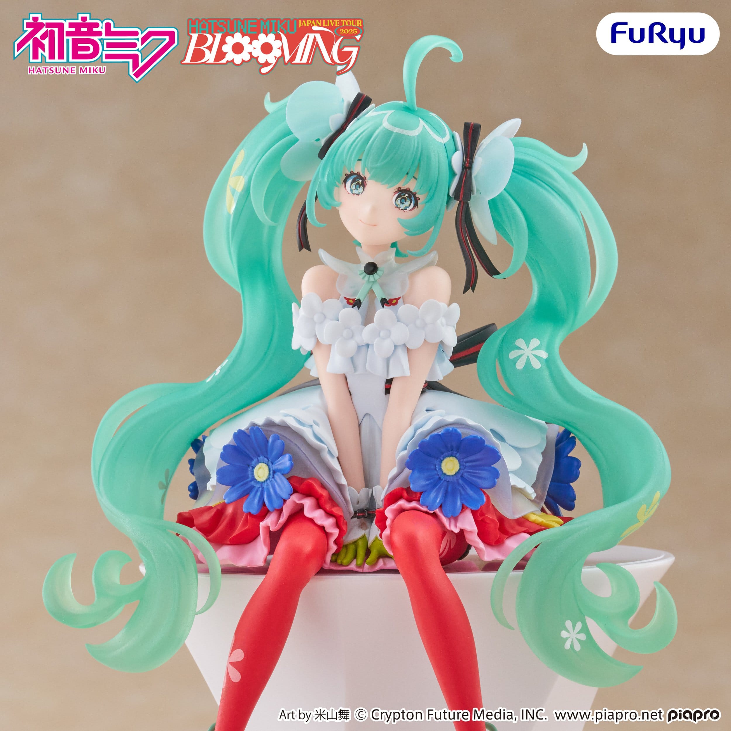 Hatsune Miku Noodle Stopper PVC Statue Hatsune Miku Japan Live Tour 2025 Blooming 14 cm