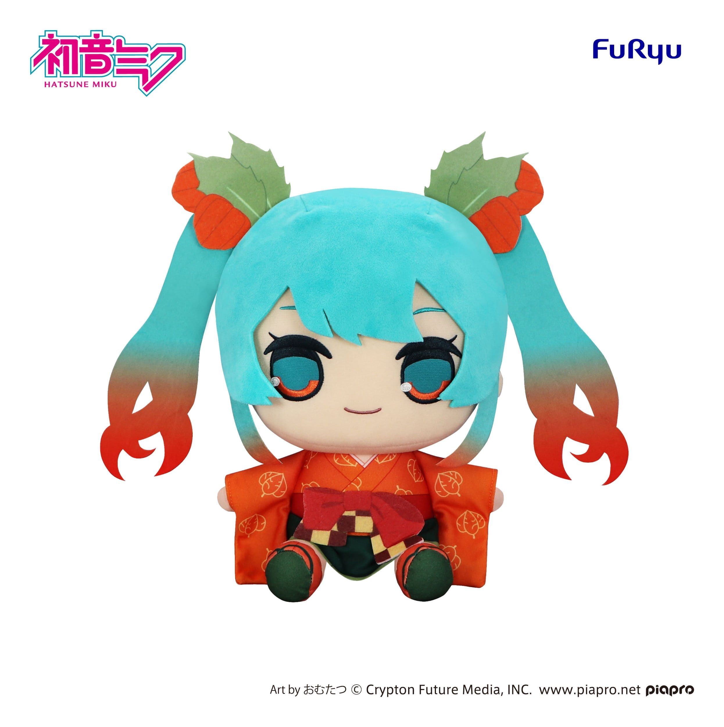 Hatsune Miku Kyurumaru Big Plush Figure Flower Fairy Winter Cherry Ver. 29 cm