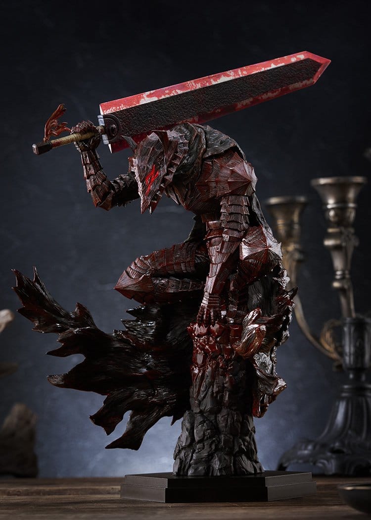 Berserk Pop Up Parade PVC Figure Guts (Berserker Armor): Bloody Paint Ver. L Size 28 cm - PRE-ORDER