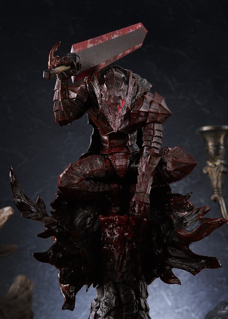 Berserk Pop Up Parade PVC Figure Guts (Berserker Armor): Bloody Paint Ver. L Size 28 cm - PRE-ORDER
