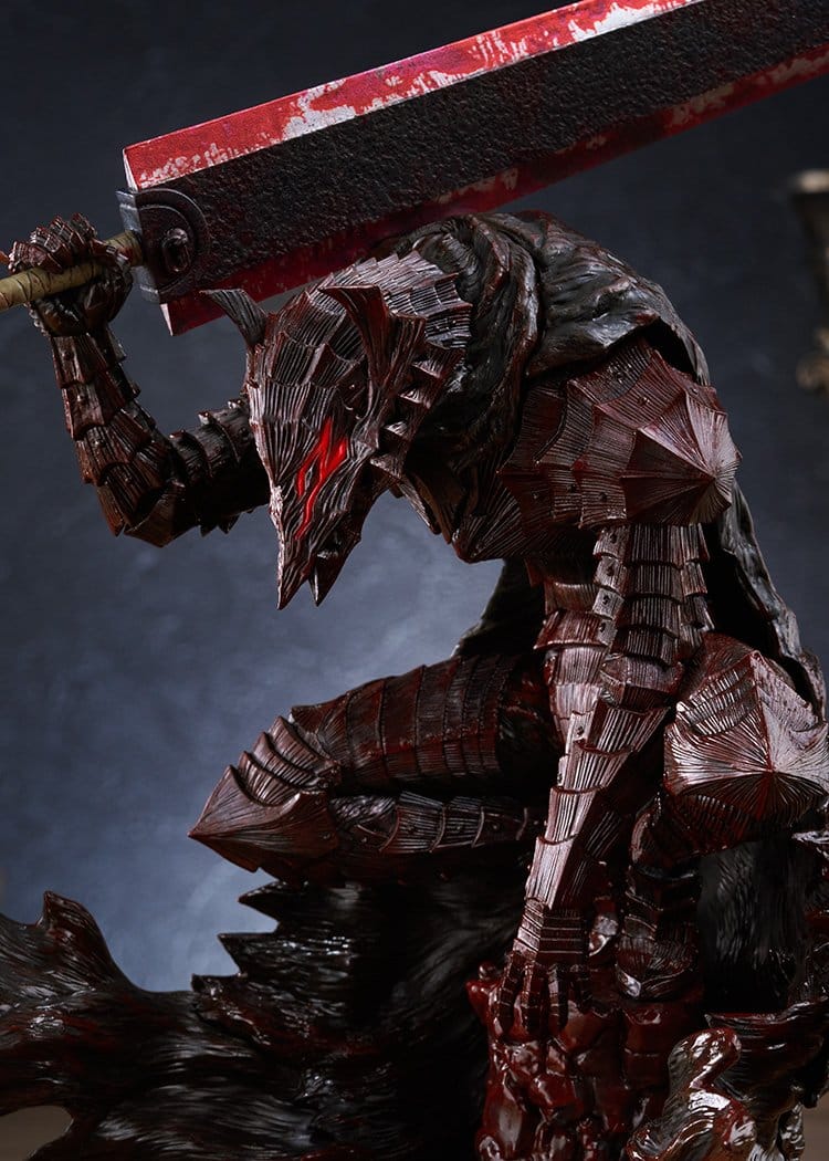 Berserk Pop Up Parade PVC Figure Guts (Berserker Armor): Bloody Paint Ver. L Size 28 cm - PRE-ORDER