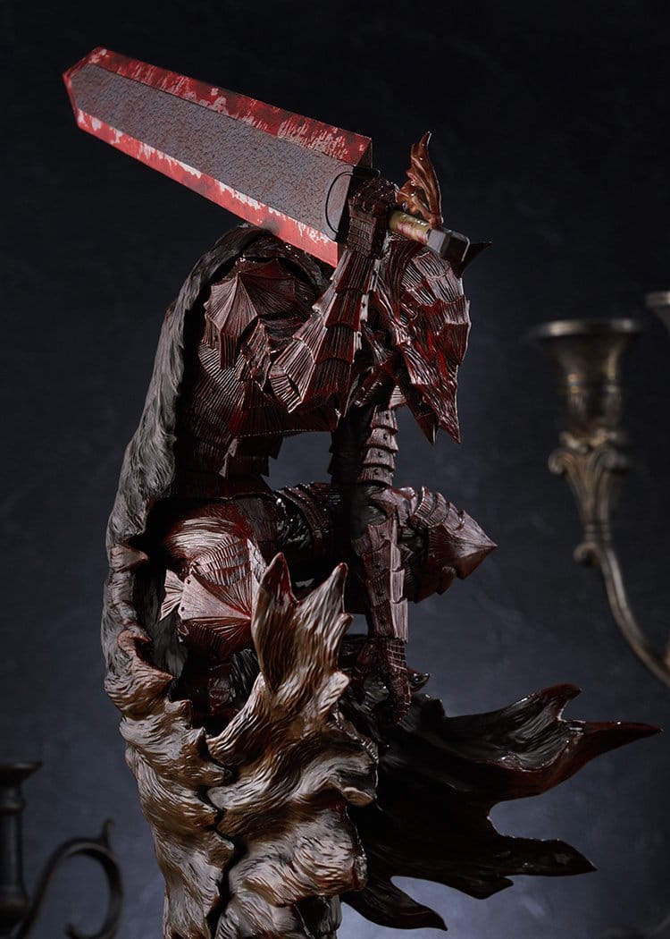 Berserk Pop Up Parade PVC Figure Guts (Berserker Armor): Bloody Paint Ver. L Size 28 cm - PRE-ORDER