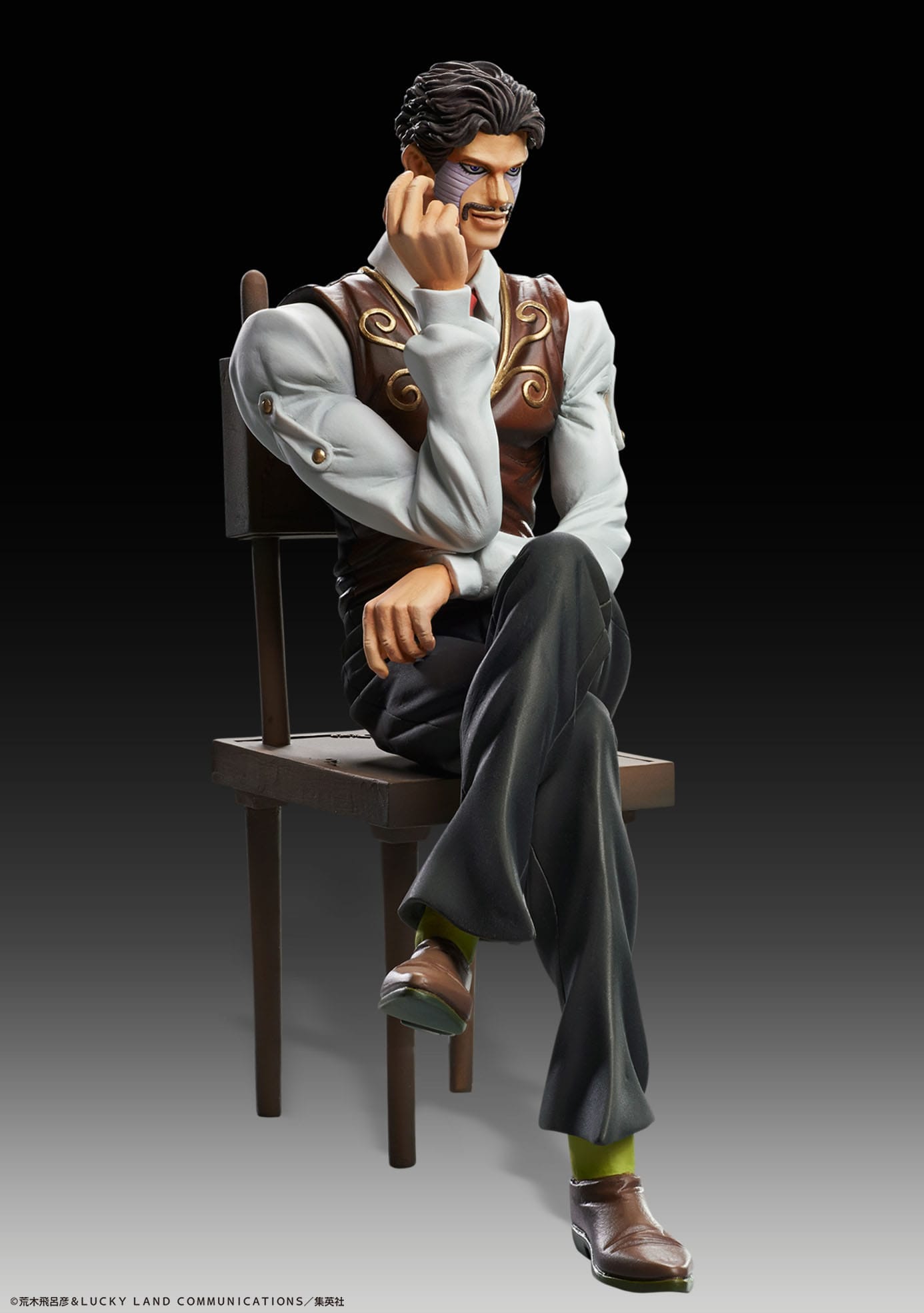 Hot Deals JoJo's Bizarre Adventure Part 3 Statue Legend PVC Statue Daniel J. D'Arby 14 cm