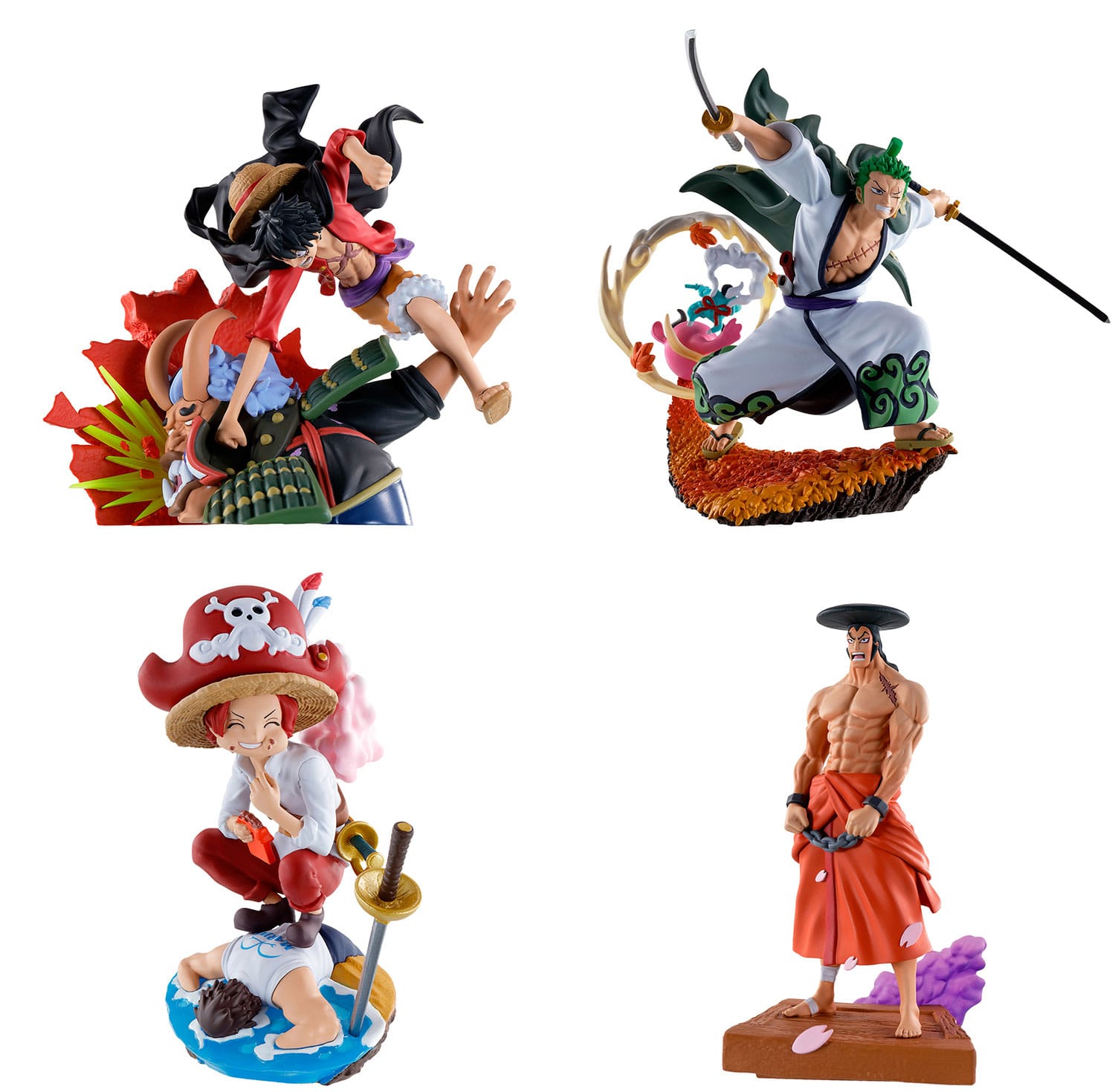 One Piece Petitrama PVC Mini Statue Logbox Re Birth Wano Kuni Vol. 1 - 9 cm Blind Box