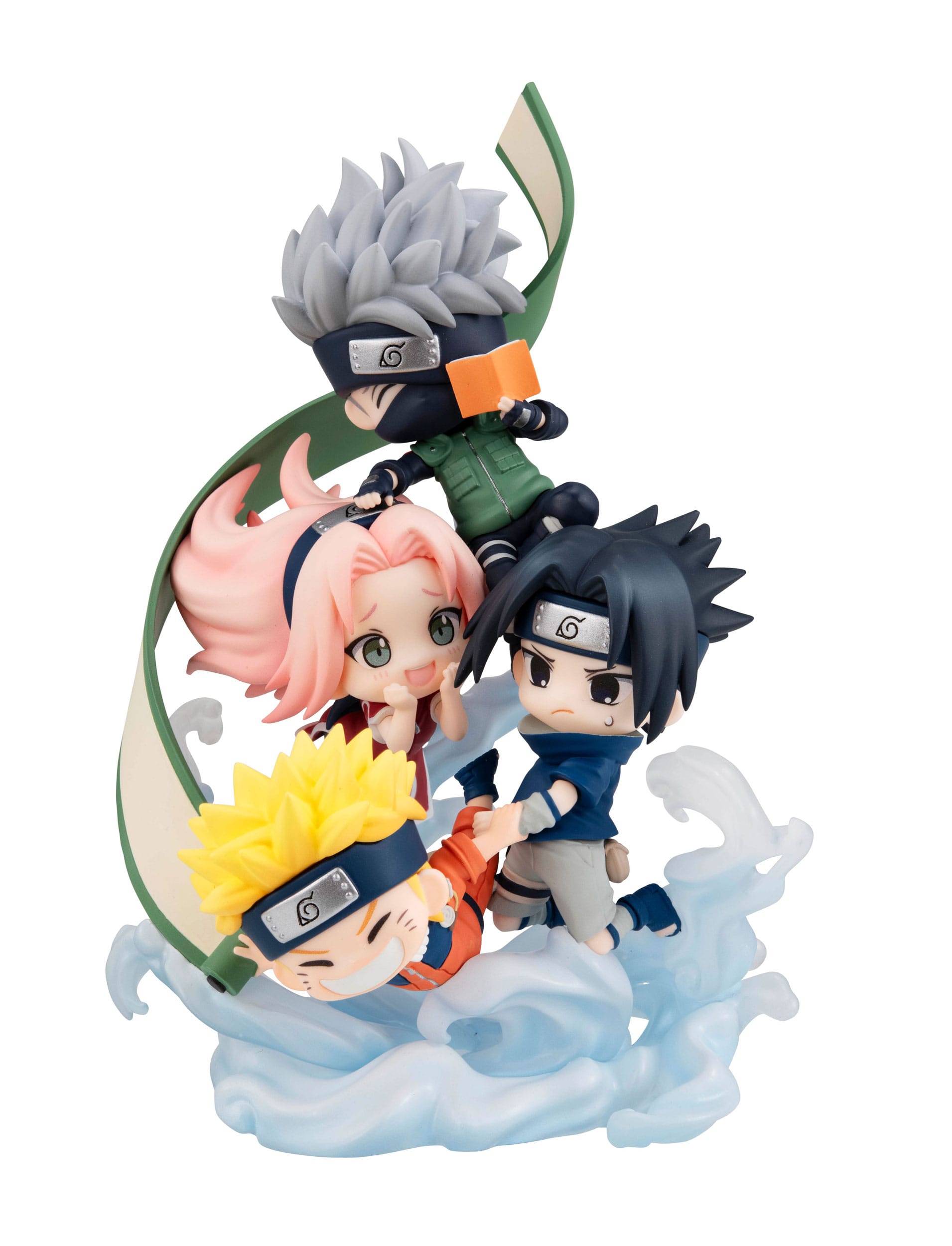Naruto Shippuden FigUnity PVC Mini Statue Gather here, Team 7 13 cm